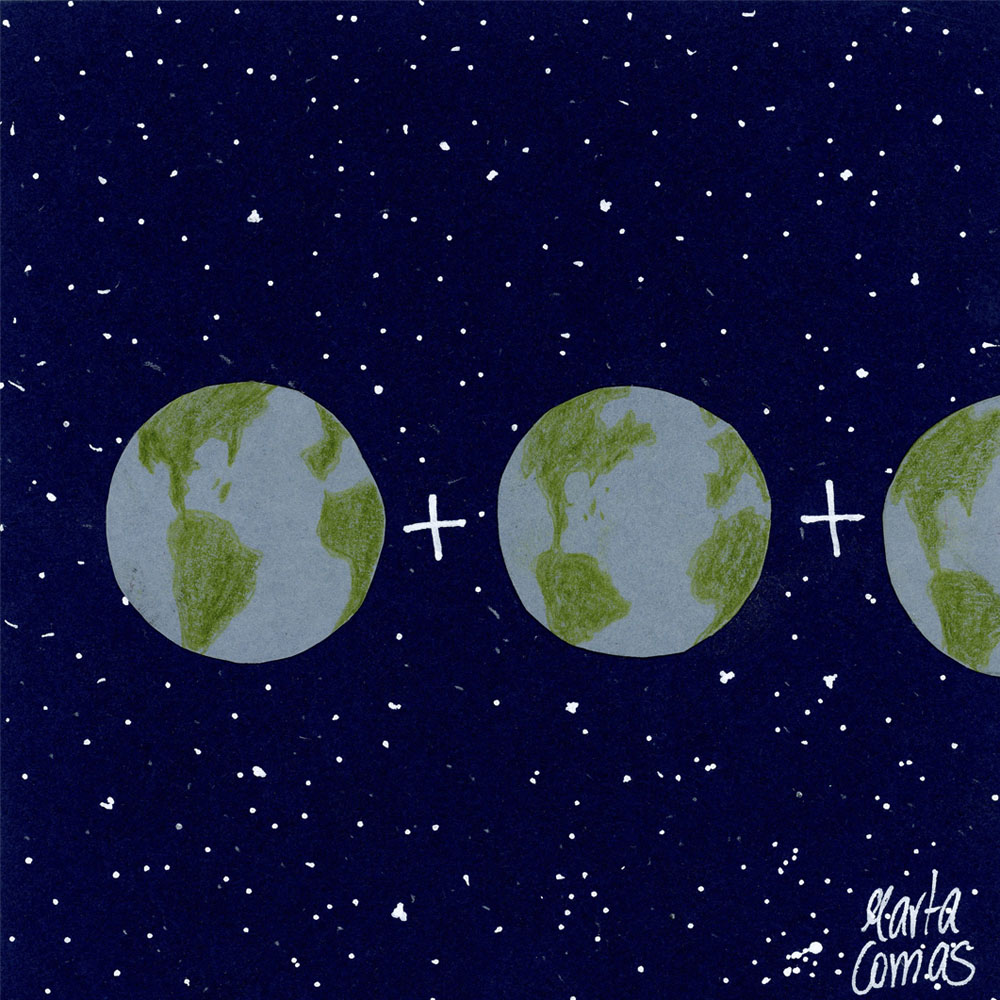 1 planeta, 2 planetes, 3 planetes